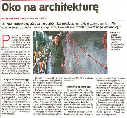 Anna Brzezinska: Eye on the architecture.