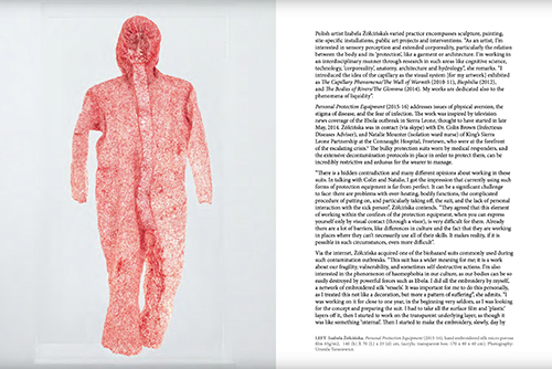 Inga Walton, “A Bloody Business – Blood: Attract & Repel” Trouble Magazine, no. 149, September 2017. p. 40–41